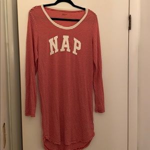 Gap Nap Sleep Long Sleeve Dress